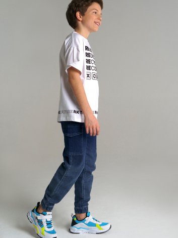 Голубые брюки джинсовые для мальчика PlayToday Tween 12211014, вид 4