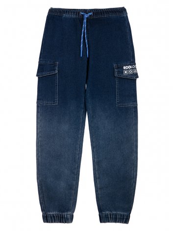 Голубые брюки джинсовые для мальчика PlayToday Tween 12211014, вид 6