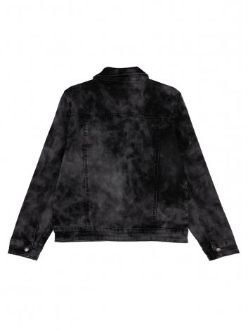 Черная куртка джинсовая для мальчика PlayToday Tween 12211030, вид 9