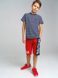 Темно-синяя футболка для мальчика PlayToday Tween 12211233