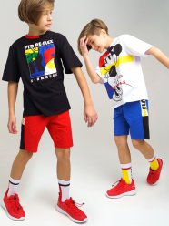 Синие шорты, 2 шт в комплекте для мальчика PlayToday Tween 12211391