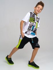 Черные шорты для мальчика PlayToday Tween 12211710