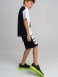 Черный комплект: футболка, шорты для мальчика PlayToday Tween 12211716, вид 4 превью