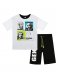 Черный комплект: футболка, шорты для мальчика PlayToday Tween 12211716, вид 6 превью