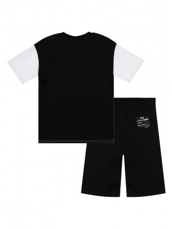 Черный комплект: футболка, шорты для мальчика PlayToday Tween 12211716, вид 7