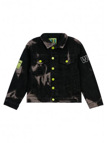 Разноцветная куртка джинсовая для мальчика PlayToday Tween 12211736, вид 6