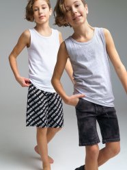 Белая майка, 2 шт в комплекте для мальчика PlayToday Tween 12211914