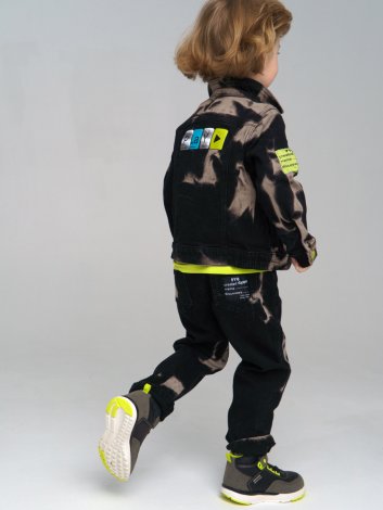 Разноцветная куртка джинсовая для мальчика PlayToday 12212015, вид 1