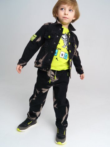 Разноцветная куртка джинсовая для мальчика PlayToday 12212015, вид 6