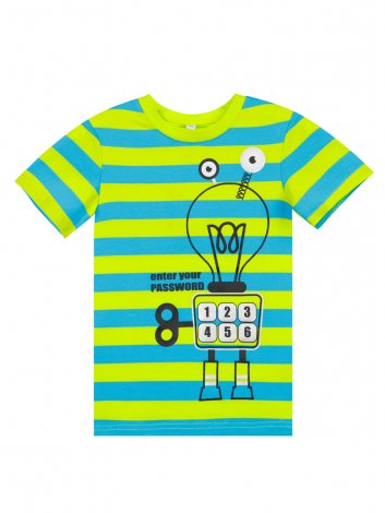 Светло-зеленая футболка для мальчика PlayToday 12212020, вид 6