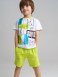 Светло-зеленый комплект: футболка, шорты для мальчика PlayToday 12212027, вид 1 превью