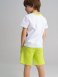Светло-зеленый комплект: футболка, шорты для мальчика PlayToday 12212027, вид 4 превью