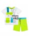 Светло-зеленый комплект: футболка, шорты для мальчика PlayToday 12212027, вид 5 превью