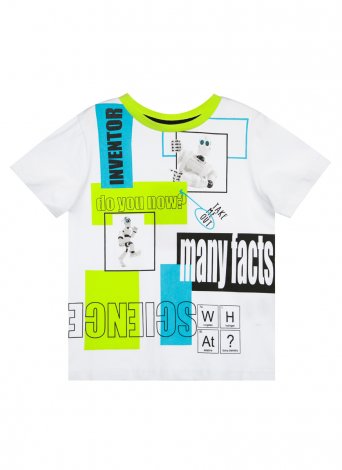 Светло-зеленый комплект: футболка, шорты для мальчика PlayToday 12212027, вид 7