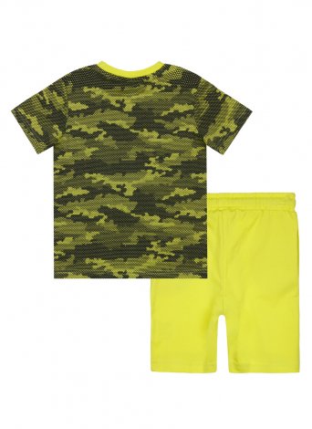 Светло-зеленый комплект: футболка, шорты для мальчика PlayToday 12212698, вид 5