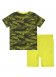 Светло-зеленый комплект: футболка, шорты для мальчика PlayToday 12212698, вид 5 превью