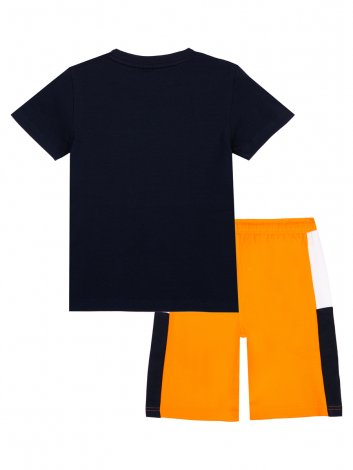 Темно-синий комплект: футболка, шорты для мальчика PlayToday 12212835, вид 5
