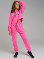Розовые брюки для девочки PlayToday Tween 12221039