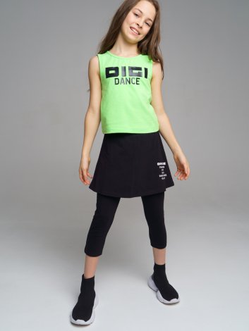 Черная юбка-легинсы для девочки PlayToday Tween 12221090, вид 1