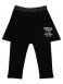 Черная юбка-легинсы для девочки PlayToday Tween 12221090, вид 5 превью