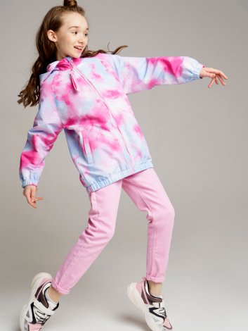 Разноцветная ветровка для девочки PlayToday Tween 12221114, вид 1
