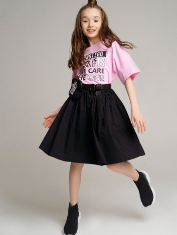 Черная юбка для девочки PlayToday Tween 12221165, вид 1