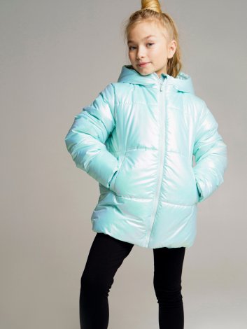 Голубая куртка для девочки PlayToday Tween 12221166, вид 1