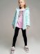 Голубая куртка для девочки PlayToday Tween 12221166, вид 2 превью