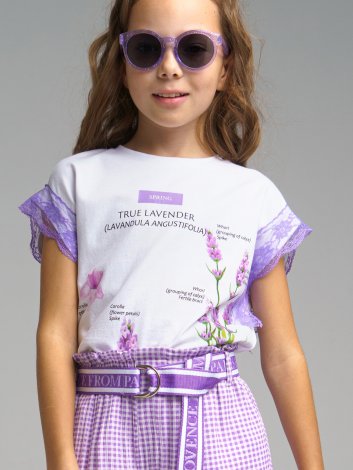 Сиреневые очки солнцезащитные с поляризацией для девочки PlayToday Tween 12221191, вид 2