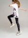 Черные легинсы для девочки PlayToday Tween 12221249, вид 1 превью