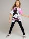 Черные легинсы для девочки PlayToday Tween 12221249, вид 2 превью