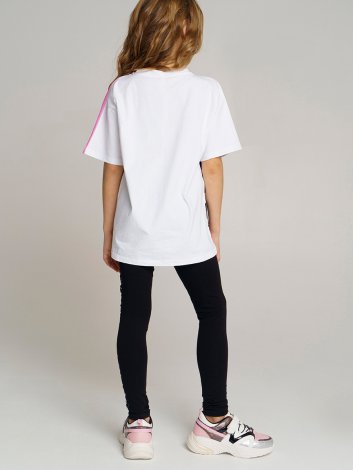 Черные легинсы для девочки PlayToday Tween 12221249, вид 5