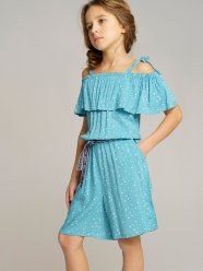 Зеленый комбинезон для девочки PlayToday Tween 12221252
