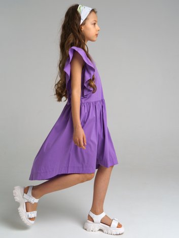 Фиолетовое платье для девочки PlayToday Tween 12221308, вид 1