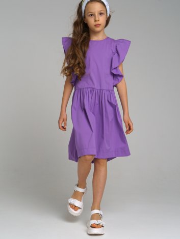 Фиолетовое платье для девочки PlayToday Tween 12221308, вид 2