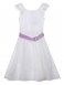 Белое платье для девочки PlayToday Tween 12221309, вид 6 превью