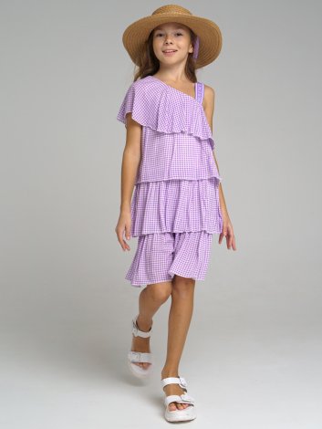 Фиолетовое платье для девочки PlayToday Tween 12221310, вид 1