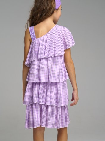 Фиолетовое платье для девочки PlayToday Tween 12221310, вид 4