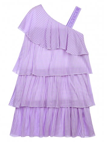 Фиолетовое платье для девочки PlayToday Tween 12221310, вид 6