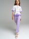 Фиолетовые брюки для девочки PlayToday Tween 12221323, вид 3 превью