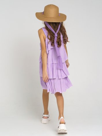 Бежевая шляпа соломенная для девочки PlayToday Tween 12221337, вид 2