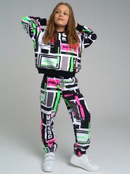 Черные брюки для девочки PlayToday Tween 12221411