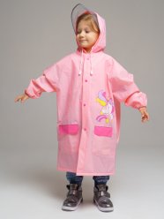 Розовый дождевик для девочки PlayToday 12222012