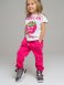 Розовые брюки для девочки PlayToday 12222183, вид 1 превью