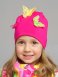 Розовая шапка для девочки PlayToday 12222201, вид 1 превью