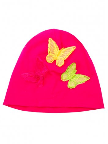 Розовая шапка для девочки PlayToday 12222201, вид 4