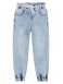 Голубые брюки джинсовые для девочки PlayToday 12222203, вид 4 превью