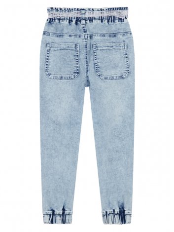 Голубые брюки джинсовые для девочки PlayToday 12222203, вид 5
