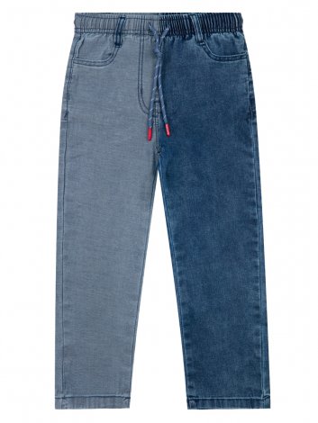 Голубые брюки джинсовые для девочки PlayToday 12222206, вид 5