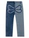 Голубые брюки джинсовые для девочки PlayToday 12222206, вид 6 превью